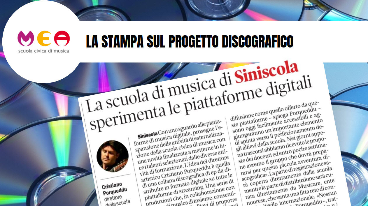 La stampa sul progetto discografico di MeA