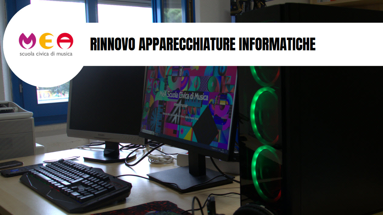 Rinnovo strumentazione informatica