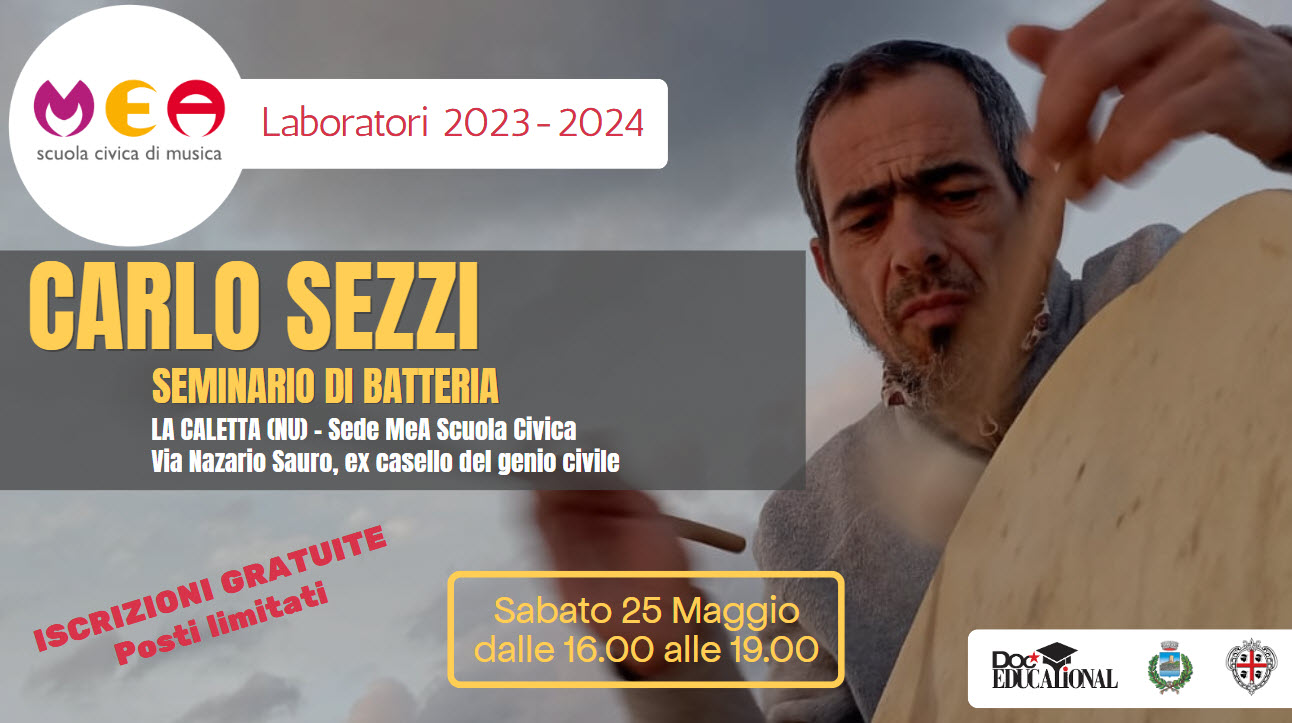 Seminario di batteria di Carlo Sezzi