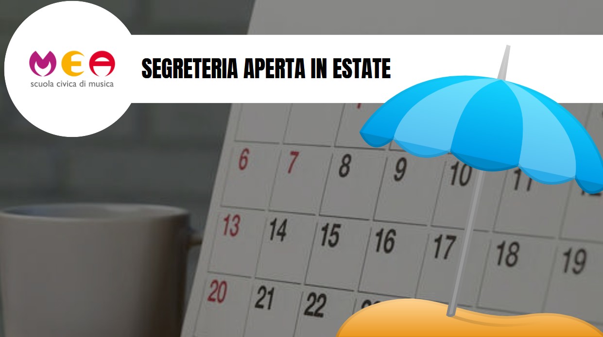 Segreteria aperta tutta l'estate