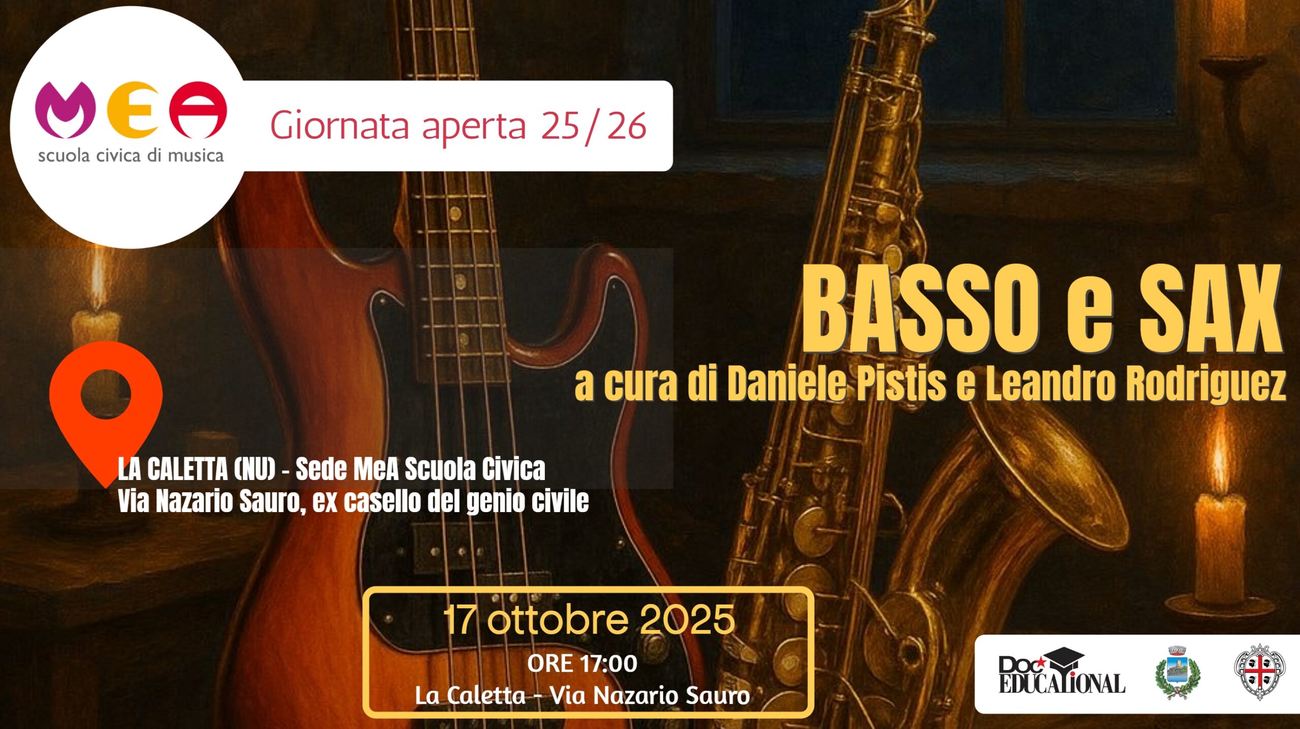 Giornata aperta su Basso e Sax