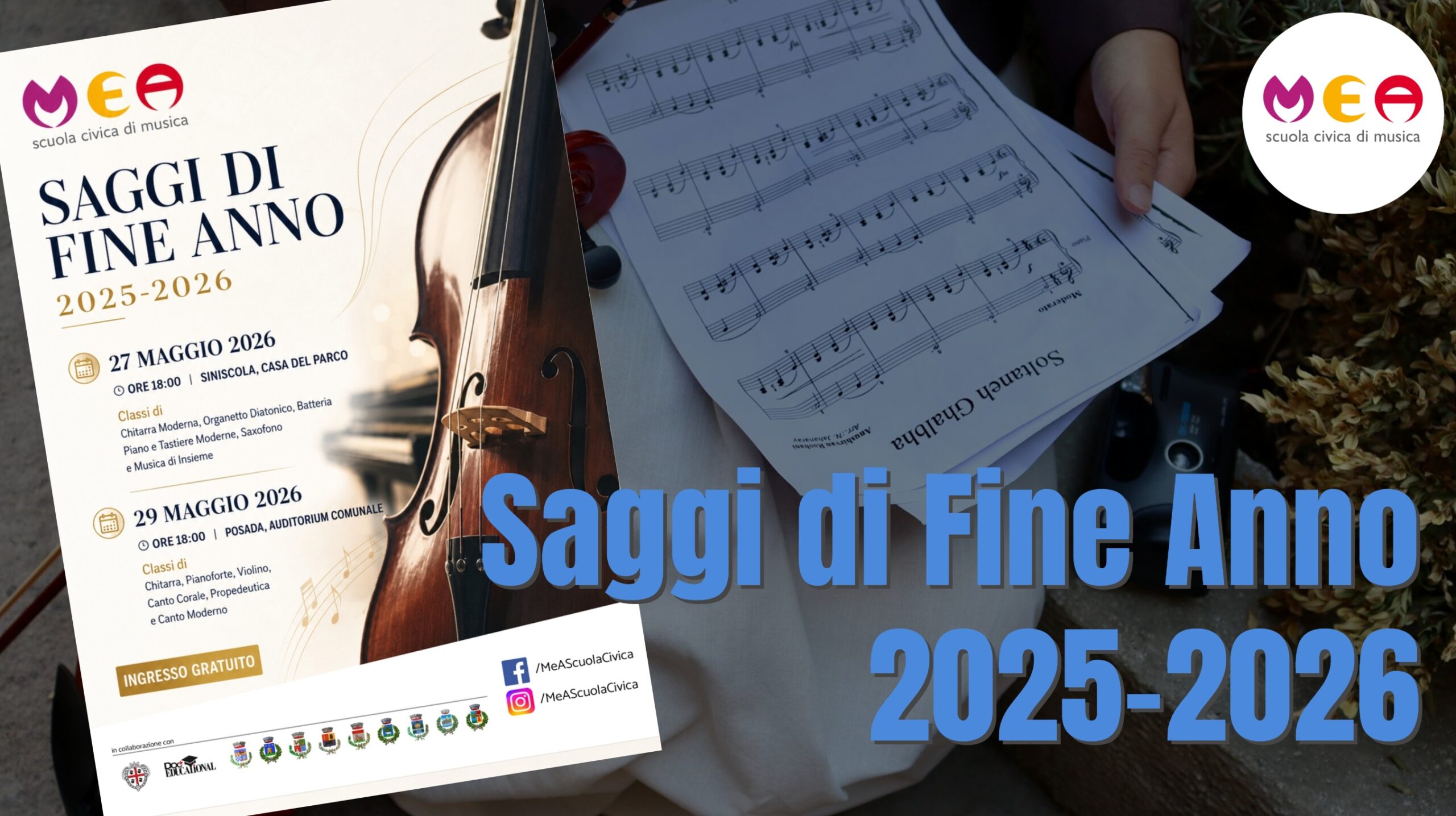 Saggi di Fine Anno 2026