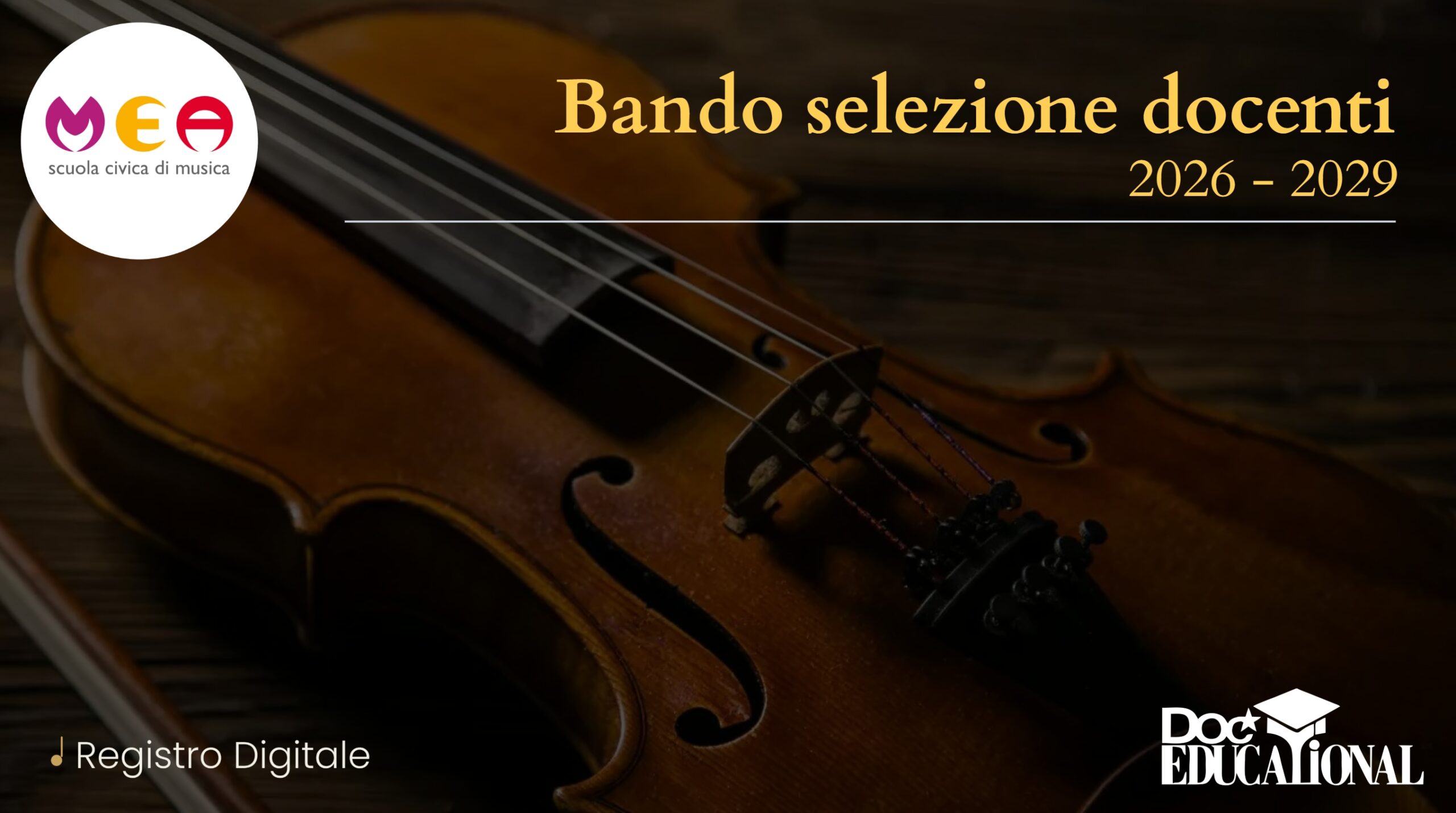 Bando per selezione docenti 2026-2029